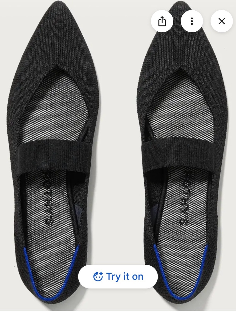 Women’s Rothy Black The Point Mary Jane Shoes